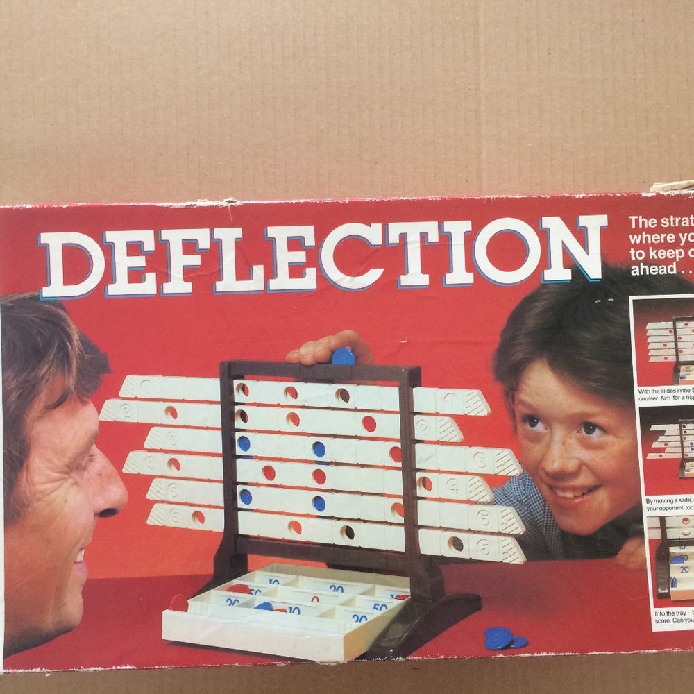 - Retro Vintage Original MB Deflection MB 1980s strategy game collectors items
